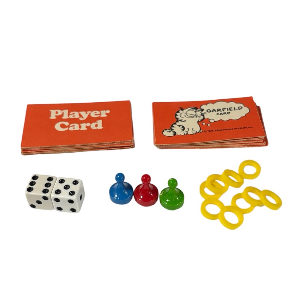 Vintage Parker Brothers Garfield Board Game Replacement pieces
